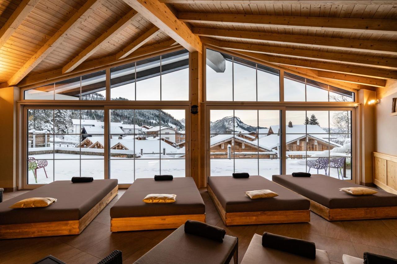 Alpin Lodges - Moderne Appartements Mit Zugang Zu 3000 Qm Spa Panoramahotel Oberjoch バート・ヒンデラング エクステリア 写真
