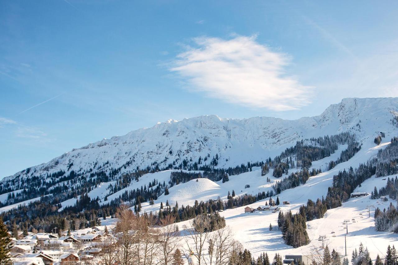 Alpin Lodges - Moderne Appartements Mit Zugang Zu 3000 Qm Spa Panoramahotel Oberjoch バート・ヒンデラング エクステリア 写真