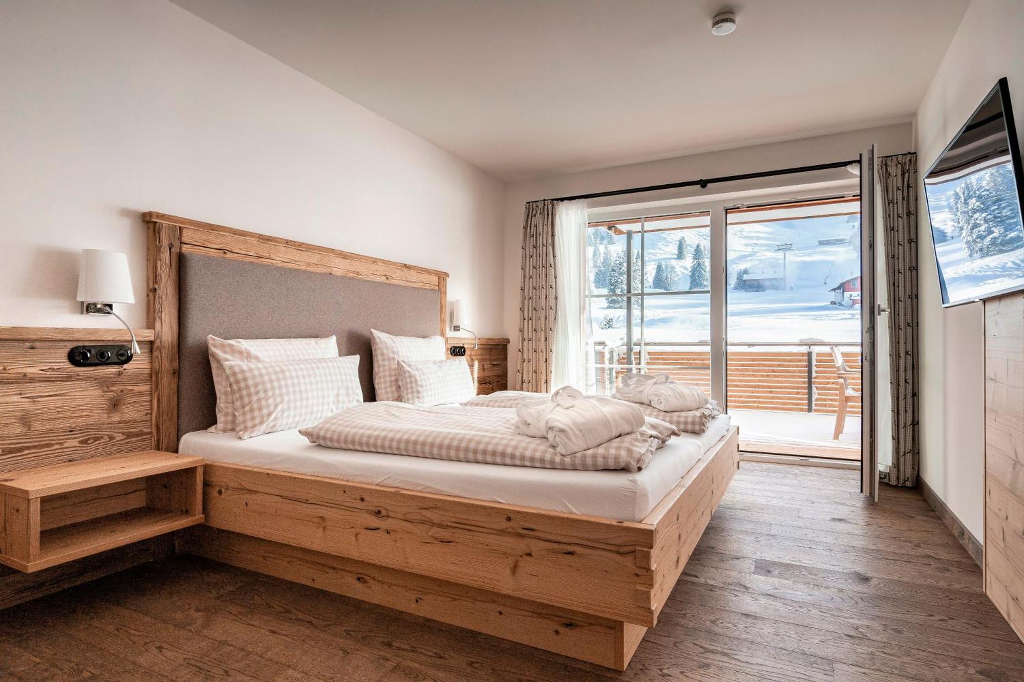 Alpin Lodges - Moderne Appartements Mit Zugang Zu 3000 Qm Spa Panoramahotel Oberjoch バート・ヒンデラング エクステリア 写真