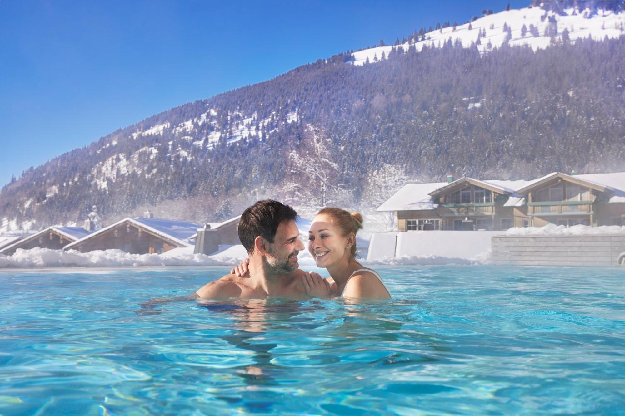 Alpin Lodges - Moderne Appartements Mit Zugang Zu 3000 Qm Spa Panoramahotel Oberjoch バート・ヒンデラング エクステリア 写真
